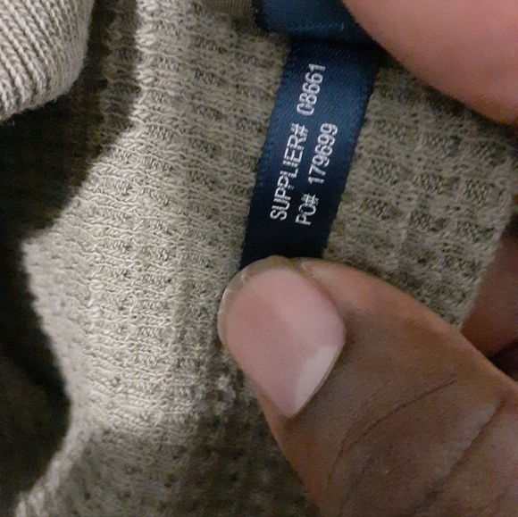 Polo Ralph Lauren Mens XL Olive  Sportsman Knit Lined Pullover Sweater Crew Neck - Picture 10 of 10